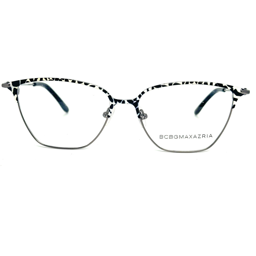 BCBGMAXAZRIA HENLEY Black Pattern EYEGLASSES FRAME 51-16-135mm H13471